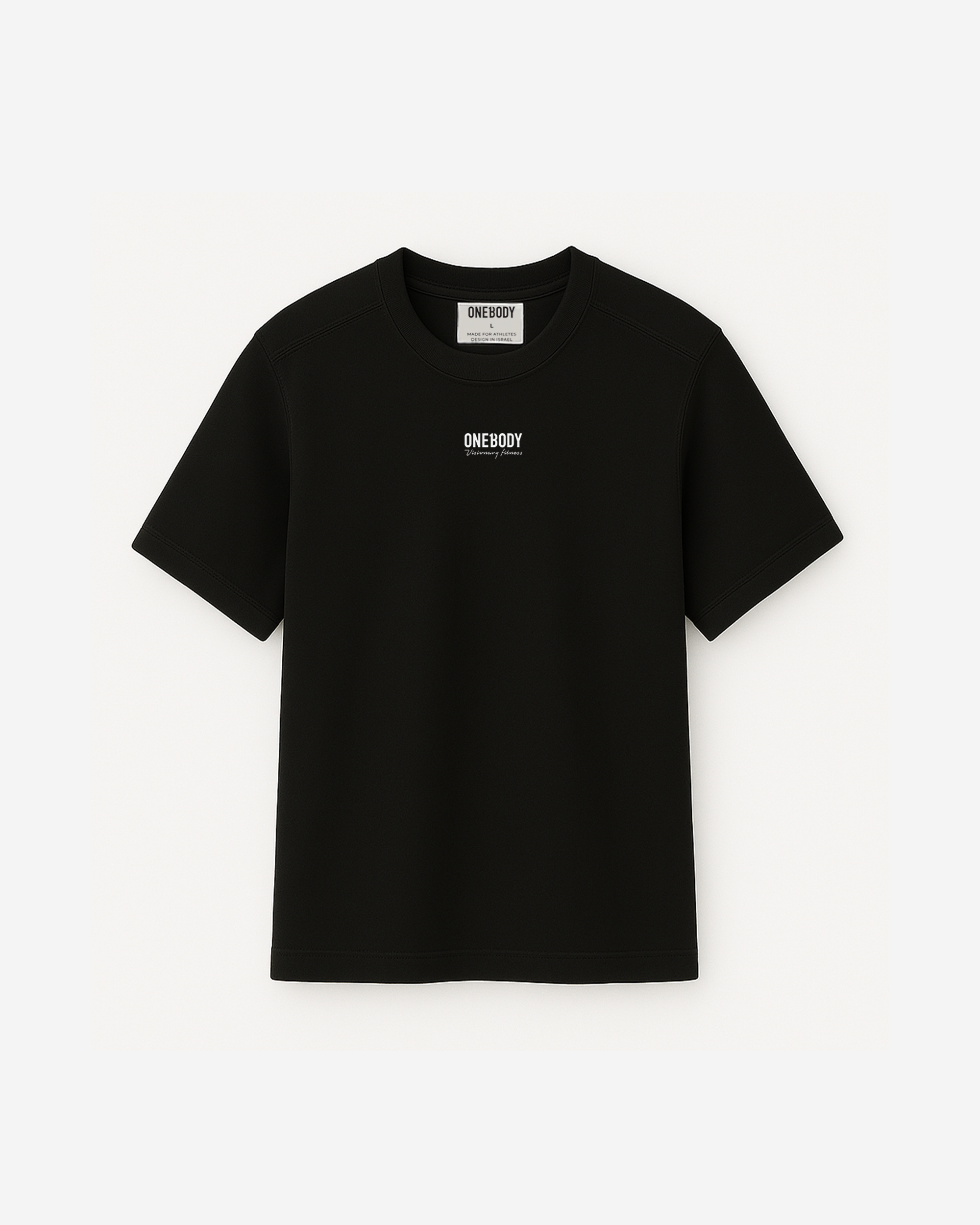 חולצת אימון אוברסייז שחורה - ONEBODY